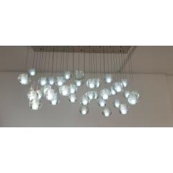 Crystal glass 37 pendant ceiling light