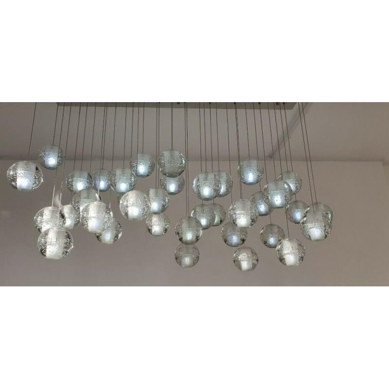 Crystal glass 37 pendant ceiling light