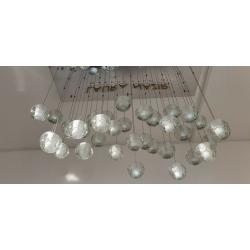 Crystal glass 37 pendant ceiling light