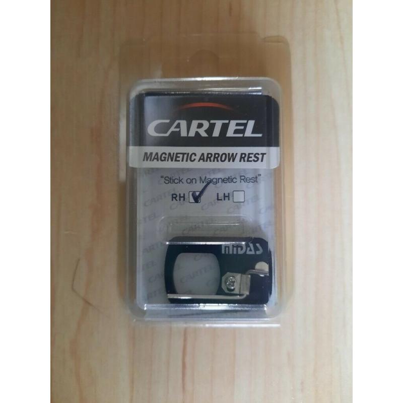 Brand New MIDAS Cartel Magnetic Arrow Rest - Right Hand