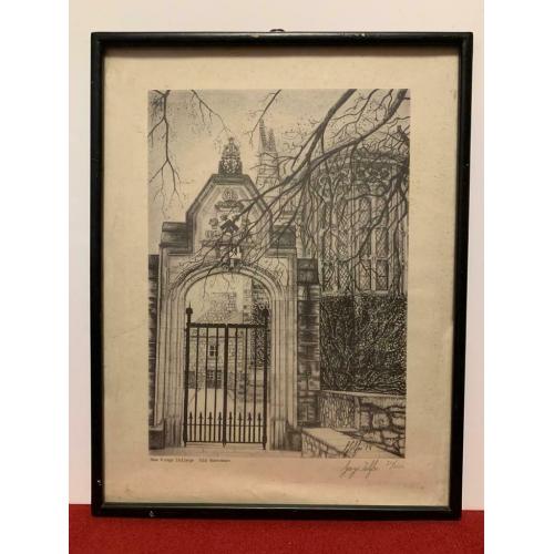 Historic Aberdeen Landmarks- pencil drawings -
