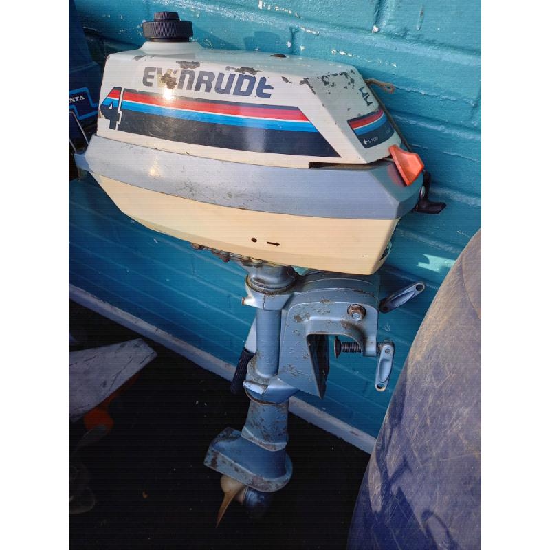 NOW SOLD Evinrude 4hp spares or repairs