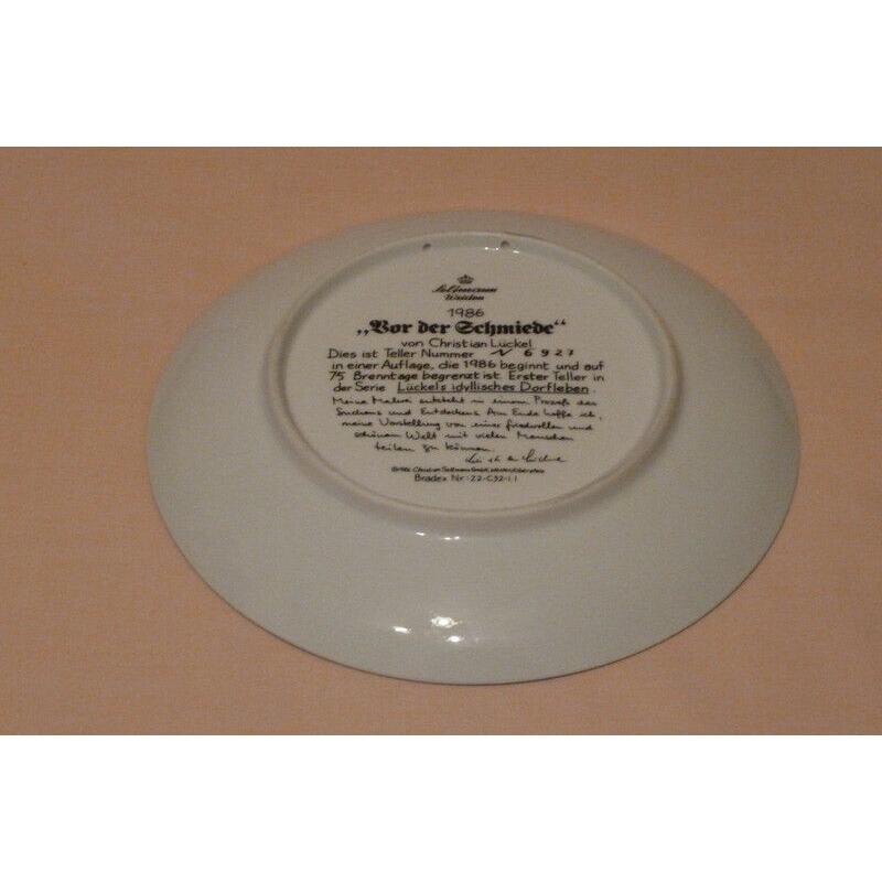 The Blacksmith 1986 Plate.