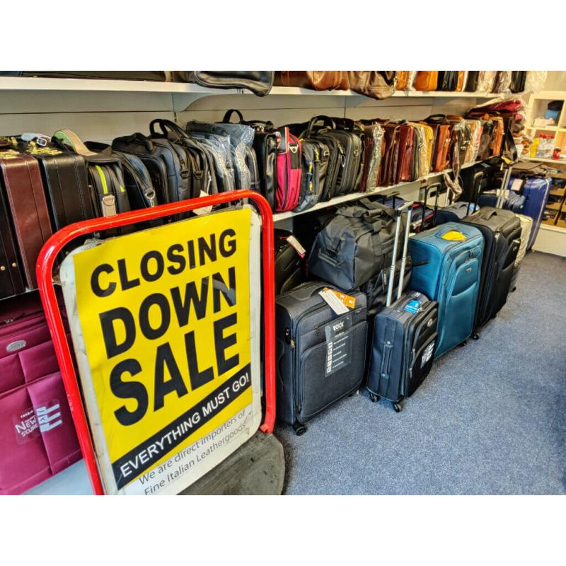 SUPERB PRICE CHRISTMAS GIFT SHOPPING PRESENT CLOSING DOWN SALE DISCOUNT LEATHER BAGS MENS WOMENS