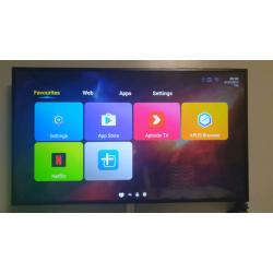 55inch Ultra HD Android TV with keyboard & Remote