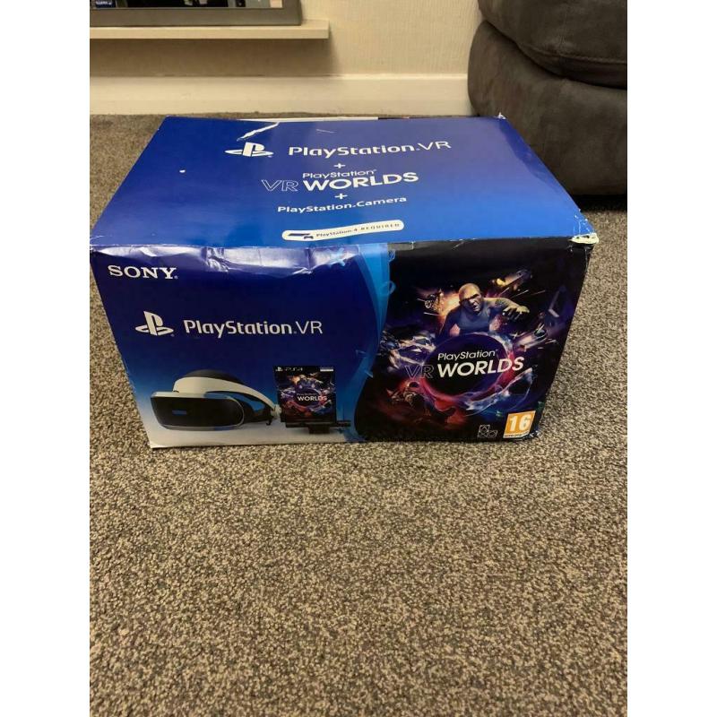 PlayStation Vr + Vr Worlds + Camera + motion controllers