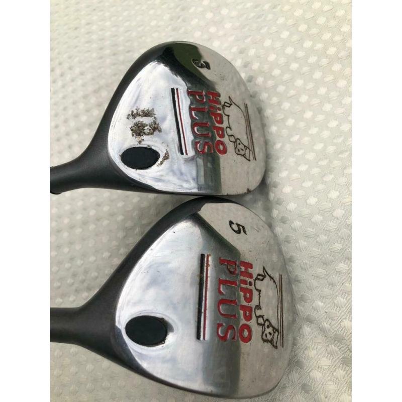 Hippo Plus 3 and 5 golf woods