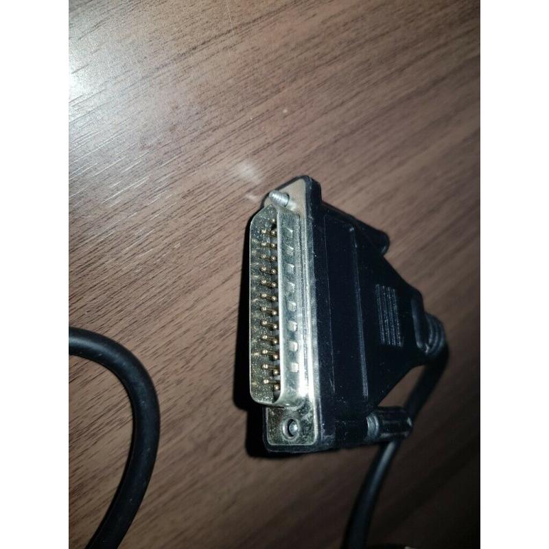25 pin Male serial to RJ 45 / 1 meter cable