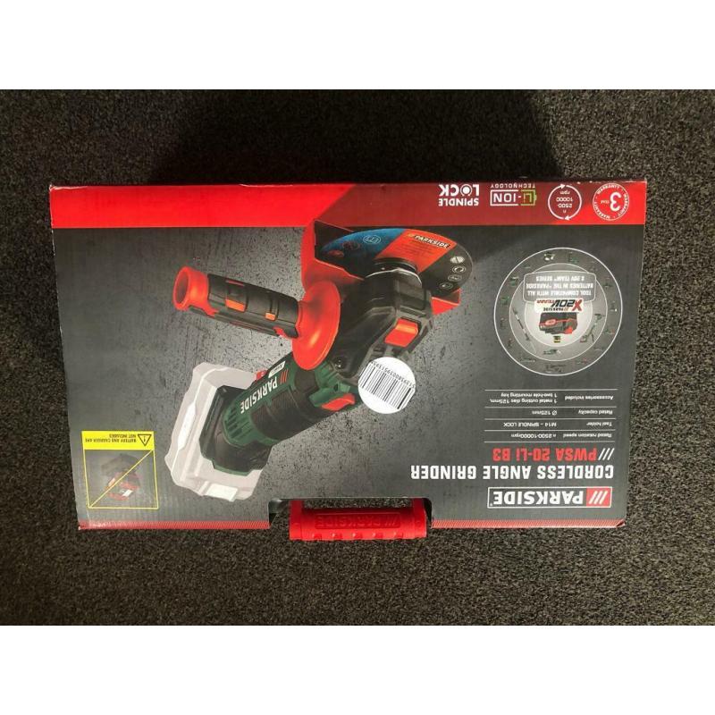 Parkside 20v angle grinder