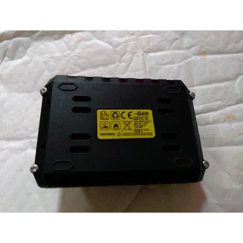 20v 1.5Ah battery Garden Gear