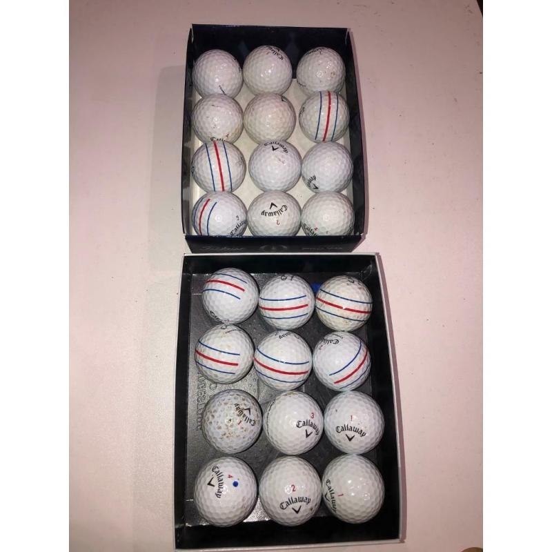 24 Callaway Chrome Soft balls
