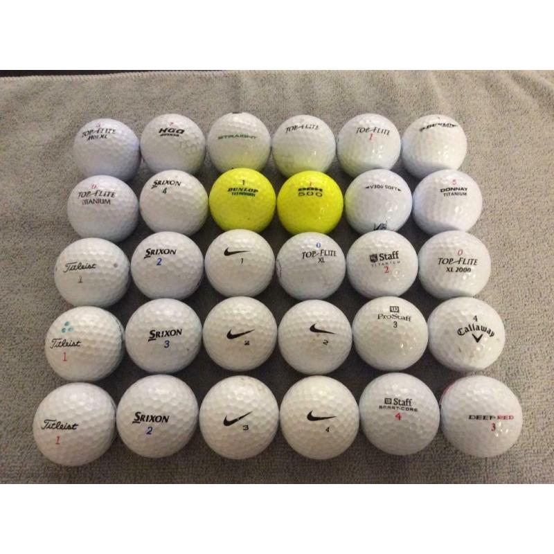 Golf balls x 30