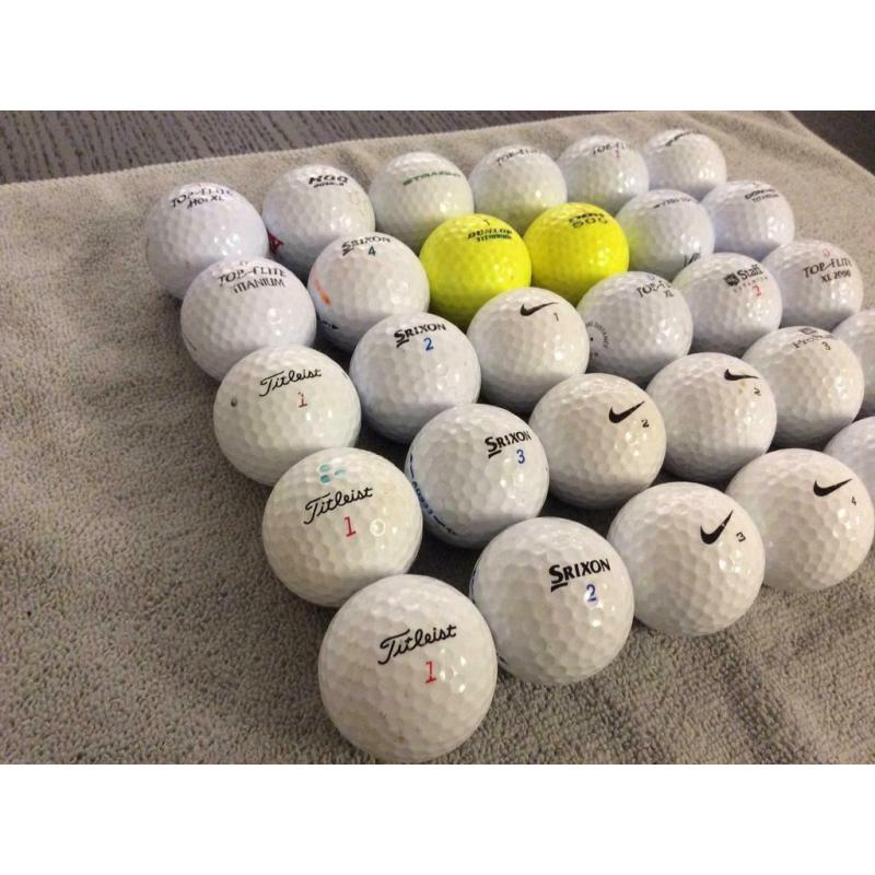 Golf balls x 30
