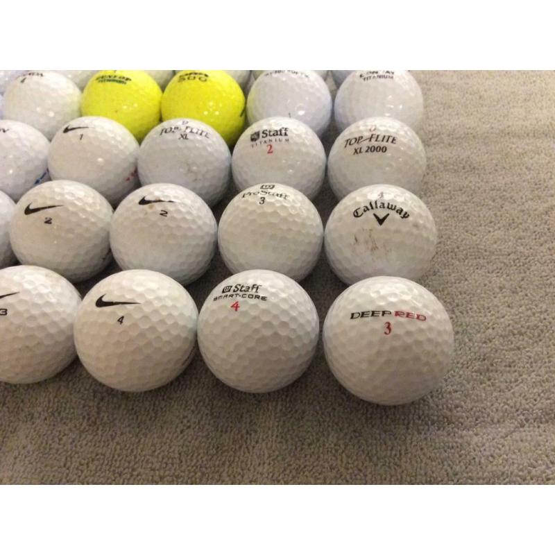 Golf balls x 30
