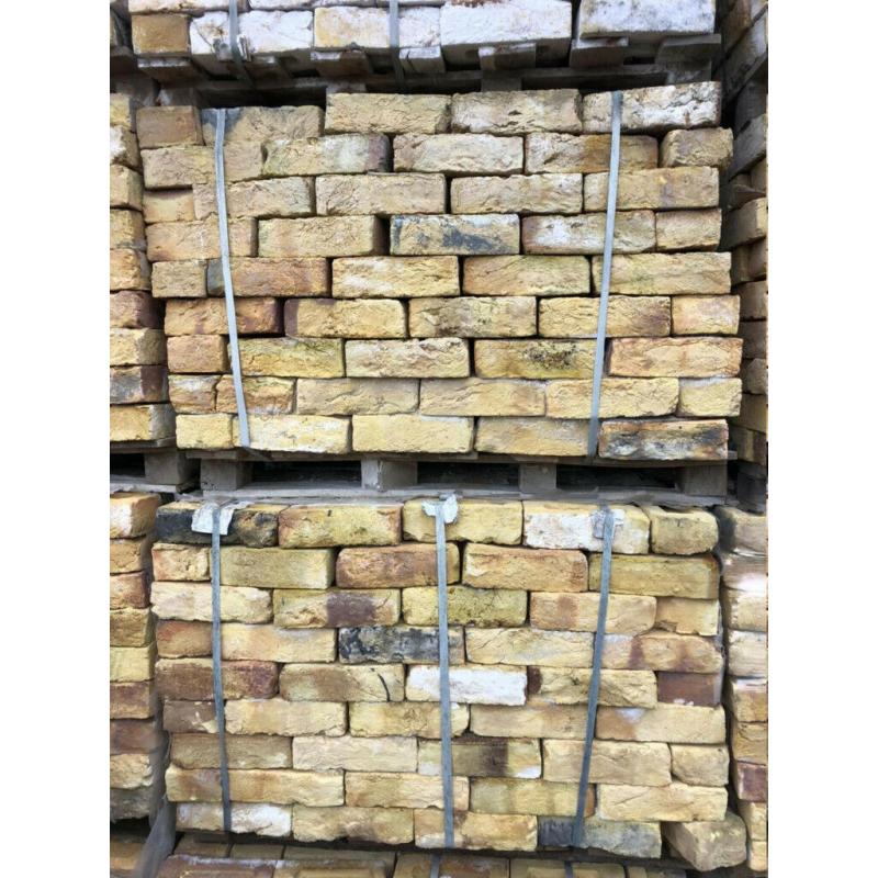 Hand made London Yellow Stock bricks.