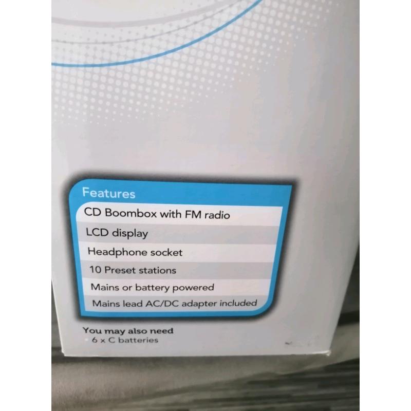 CD boom box