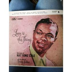 7" vinyl EP Nat King Cole Love Is The Thing