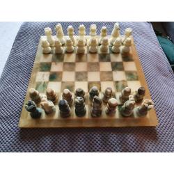 Maltese Marble & Onyx Chess Set