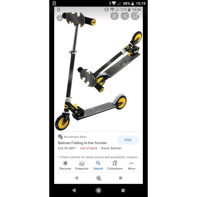 Batman scooter