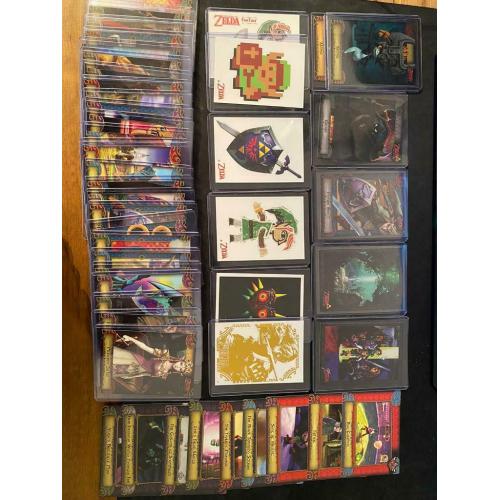 Zelda Trading card game, 1 duplicate, all in mint condition
