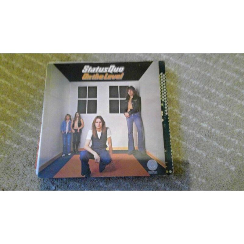 Status Quo "On The Level" vinyl LP