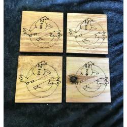 Set of 4 super Mario coasters