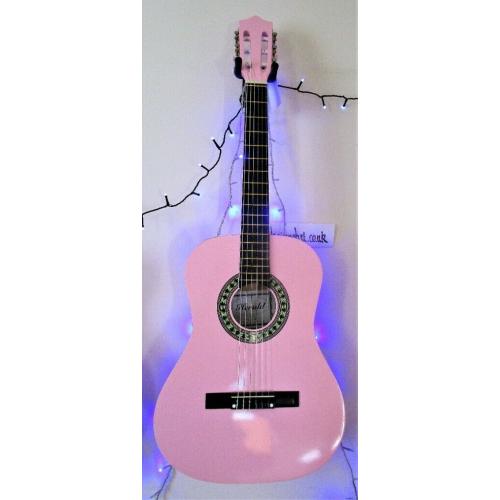 A nice clean-tidy Acoustic Nylon String 3/4 Size guitar. Herald HL3PK Model. New Strings fitted