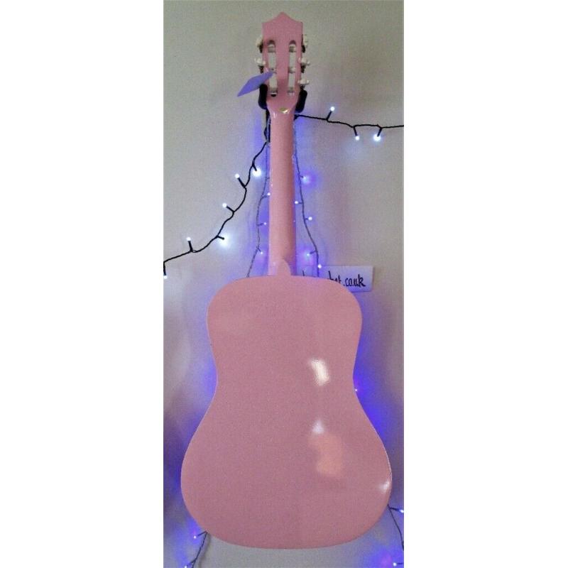 A nice clean-tidy Acoustic Nylon String 3/4 Size guitar. Herald HL3PK Model. New Strings fitted