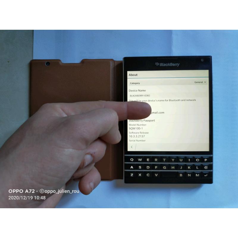 BlackBerry Passport unlocked
