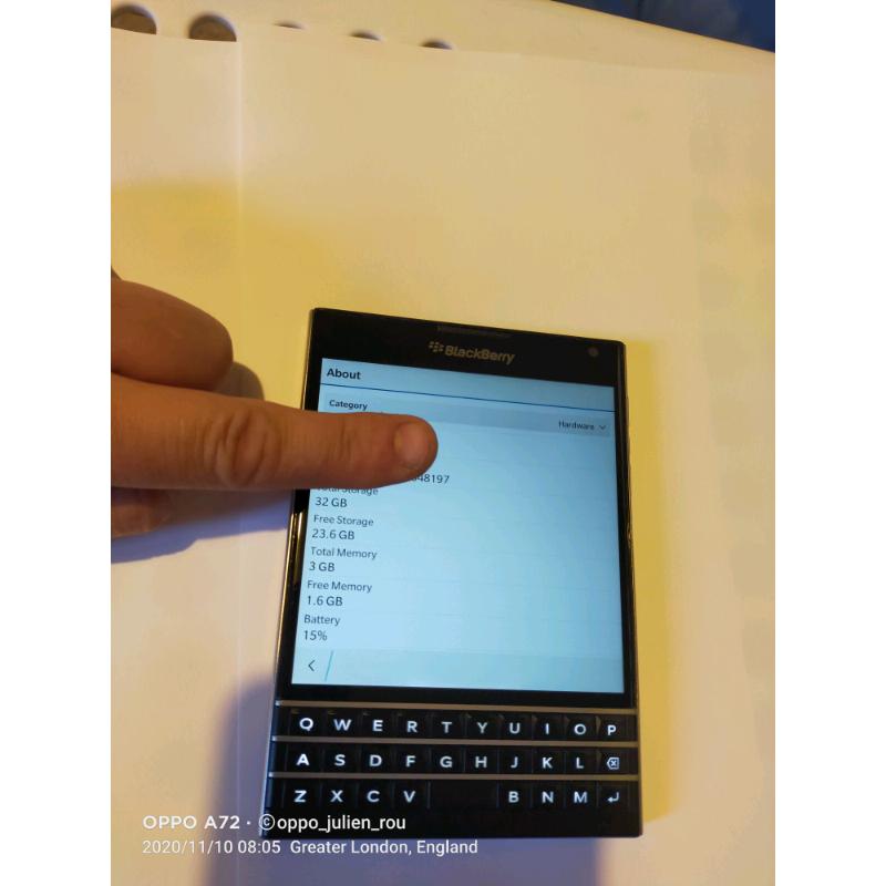 BlackBerry Passport unlocked
