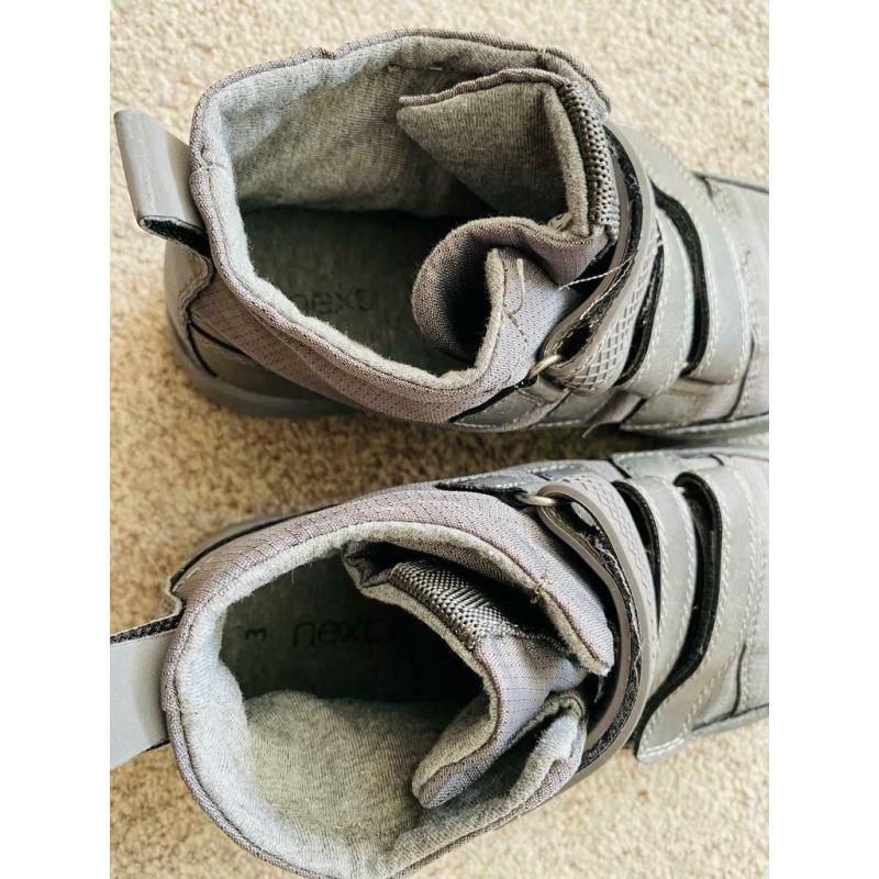 Next Hi Tops Grey Size 3UK