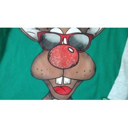 Kids reindeer top aged 7-8